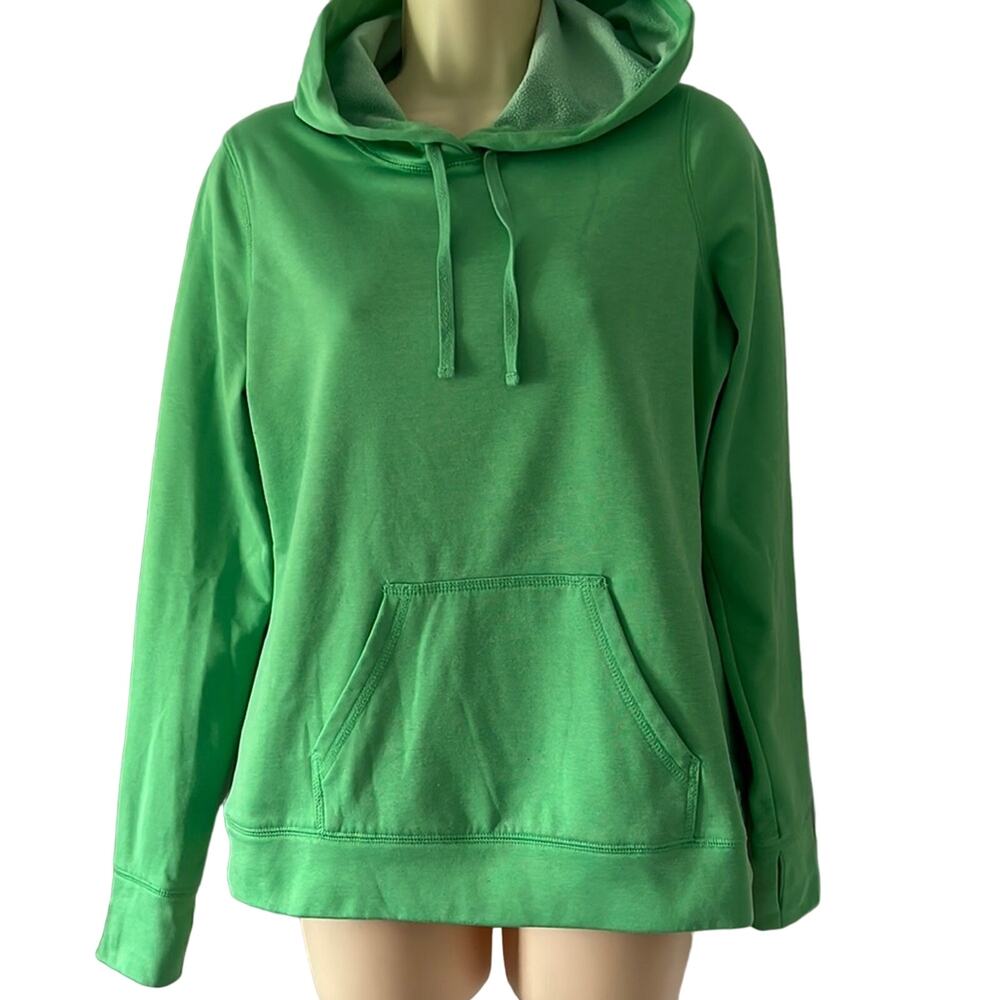 Xersion Hoodie Sweatshirt Bright Green Long Sleeves Size S Gorpcore Outdoor